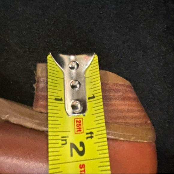 PALOMINO Sz 7B Western Style Stacked Heel Contrasting Stitch Pointy Toe Shooties - Picture 11 of 12